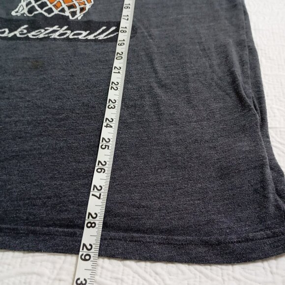Adidas Men’s  Gray Basketball Logo T Shirt Sports Size L - Picture 10 of 10
